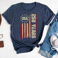 250 Anniversary USA Shirt, America 250 Celebration Shirt, Patriotic USA Tee, Independence Anniversary Shirt, Unisex America Shirt