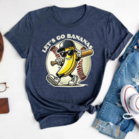Funny Banana Baseball Shirt, Sports Team Mascot Shirt, Hip Hop Banana Tee, Funny Baseball Shirt, Unisex Baseball Shirt, Baseball Gifts