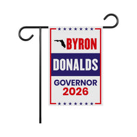 Byron Donalds For Florida Governor 2026 Garden Flag, Double Sided, 2026 Governor Flag, Republic, Elections Flag, Race Red White & Blue Flag