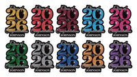 Personalized Graduation Yard Sign 2026 - Grad Sign, Class of 2026 Lawn Sign, Custom Graduation 2026 Yard Sign with Metal H-Stake