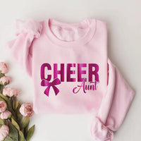 Custom Metallic Foil Cheer Sweatshirt, Mom Nana Grandma Sister Dad Mimi Shirt, Custom School Colors Tee, Cheer Mom Shirt, Cheer Gifts