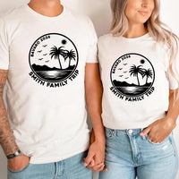 Custom Family Vacation Shirt, Personalized Beach Trip Shirt, Family Beach Vacation Tee, Matching Vacation Travel Shirt, Beach Trip Gifts