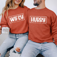 Wifey and Hubby Shirt, Wedding Party Matching Shirt, Just Married Couple Tee, Honeymoon Shirt, Wife and Hubs Shirt, Gifts for Couples
