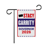 Stacy Garrity For Pennsylvania Governor 2026 Garden Flag, Double Sided, 2026 Governor Flag, Elections Flag, Race Red White & Blue Flag