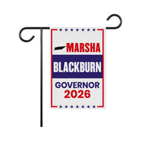 Marsha Blackburn For Tennessee Governor 2026 Garden Flag, Double Sided, 2026 Governor Flag, Elections Flag, Race Red White & Blue Flag
