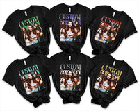 Custom Bootleg Shirt, Personalized Photo Collage Shirt, Custom Picture Tee, Retro Photo Graphic Shirt, Photo Shirt, Birthday Gifts