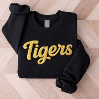 Custom 3D Puff Print Team Name Sweatshirt, Personalized Puff Writing Sweatshirt, Embossed Mascot Tee, 3D Glitter Puff Print, School Sports Shirt