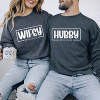 Wifey and Hubby Shirt, Wedding Party Matching Shirt, Just Married Couple Tee, Honeymoon Shirt, Wife and Hubs Shirt, Gifts for Couples