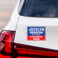 Jocelyn Benson For Michigan Governor 2026 Car Magnet - Vote Jocelyn Benson Vehicle Magnet, Governor Elections 2026 Magnet - 6" x 4.5"