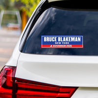 Bruce Blakeman For New York Governor 2026 Vinyl Sticker, Vote Bruce Blakeman, New York Governor Elections 2026 Bumper Sticker 10" x 3"