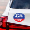 Cyndi Munson For Oklahoma Governor 2026 Car Magnet - Vote Cyndi Munson Vehicle Magnet, Oklahoma Governor Elections 2026 Magnet - 6