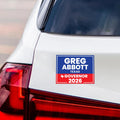 Greg Abbott For Texas Governor 2026 Car Magnet - Vote Greg Abbott Vehicle Magnet, Texas Governor Elections 2026 Magnet - 6