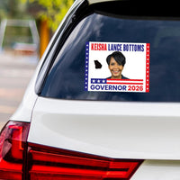 Keisha Lance Bottoms For Georgia Governor 2026 Vinyl Sticker, Vote Keisha Lance, Georgia Governor Elections 2026 Bumper Sticker 6" x 4.5"