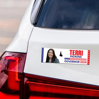 Terri Pickens For Idaho Governor 2026 Car Magnet - Vote Terri Pickens Vehicle Magnet, Idaho Governor Elections 2026 Magnet - 10" x 3"