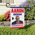 Aaron Guckian For Rhode Island Governor 2026 Garden Flag, Double Sided, 2026 Governor Flag, Elections Flag, Race Red White & Blue Flag