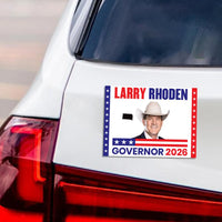 Larry Rhoden For South Dakota Governor 2026 Car Magnet - Vote Larry Rhoden Vehicle Magnet, Dakota Governor Elections 2026 Magnet - 6" x 4.5"