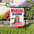 Marsha Blackburn For Tennessee Governor 2026 Garden Flag, Double Sided, 2026 Governor Flag, Elections Flag, Race Red White & Blue Flag