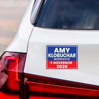 Amy Klobuchar For Minnesota Governor 2026 Car Magnet - Vote Amy Klobuchar Vehicle Magnet, Minnesota Governor Elections 2026 Magnet - 6"x4.5"
