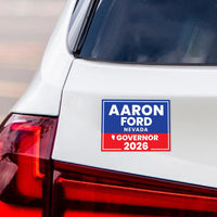 Aaron Ford For Nevada Governor 2026 Car Magnet - Vote Aaron Ford Vehicle Magnet, Nevada Governor Elections 2026 Magnet - 6" x 4.5"