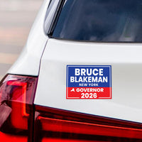 Bruce Blakeman For New York Governor 2026 Car Magnet - Vote Bruce Blakeman Vehicle Magnet, Governor Elections 2026 Magnet - 6" x 4.5"