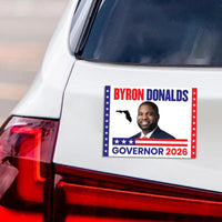 Byron Donalds For Florida Governor 2026 Car Magnet - Vote Byron Donalds Vehicle Magnet, Florida Governor Elections 2026 Magnet - 6" x 4.5"