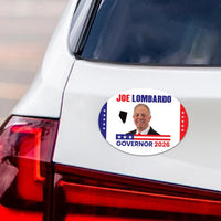 Joe Lombardo For Nevada Governor 2026 Car Magnet - Vote Joe Lombardo Vehicle Magnet, Nevada Governor Elections 2026 Magnet - 6" x 4.5"