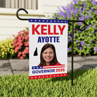 Kelly Ayotte For New Hampshire Governor 2026 Garden Flag, Double Sided, 2026 Governor Flag, Elections Flag, Race Red White & Blue Flag