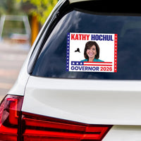 Kathy Hochul For New York Governor 2026 Vinyl Sticker, Vote Kathy Hochul, New York Governor Elections 2026 Bumper Sticker 6" x 4.5"
