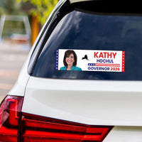 Kathy Hochul For New York Governor 2026 Vinyl Sticker, Vote Kathy Hochul, New York Governor Elections 2026 Bumper Sticker 10" x 3"