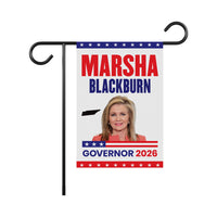 Marsha Blackburn For Tennessee Governor 2026 Garden Flag, Double Sided, 2026 Governor Flag, Elections Flag, Race Red White & Blue Flag