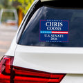Chris Coons For Delaware Senate 2026 Vinyl Sticker, Vote Chris Coons Decal, Delaware Senate Elections 2026 Bumper Sticker, 6