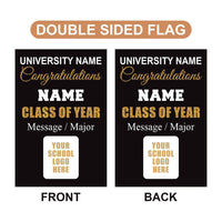 Personalized Graduation 2026 Garden Flag, Double Sided, Custom College Bound, Outdoor Graduation Decoration Yard Sign, Class of 2026 Flag
