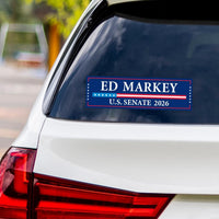 Ed Markey For Massachusetts Senate 2026 Vinyl Sticker, Vote Ed Markey Decal, Massachusetts Senate Elections 2026 Bumper Sticker, 10" x 3"