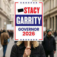Stacy Garrity For Pennsylvania Governor 2026 Election Sign, Political Campaign Sign, Republican, Governor Election 2026 Race Poster Sign