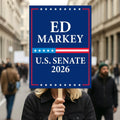 Ed Markey For Massachusetts Senate 2026 Election Sign, Anti-Trump Sign, Political Campaign Sign, Senate Election 2026 Race Poster Sign