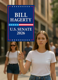 Bill Hagerty For Tennessee Senate 2026 Election Sign, Republican Party, Political Campaign Sign, Senate Election 2026 Race Poster Sign