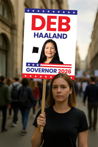 Deb Haaland For New Mexico Governor 2026 Election Sign, Political Campaign Sign, Democratic party, Governor Election 2026 Race Poster Sign
