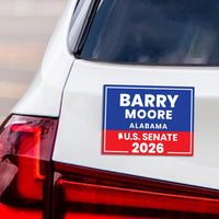 Barry Moore For Alabama Senate 2026 Car Magnet - Vote Barry Moore Vehicle Magnet, Alabama Senate Elections 2026 Magnet -6" x 4.5"