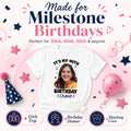 Custom Birthday Photo Shirt, Personalized Birthday Crew Shirt, 40th Birthday Shirt, Family Party Tee, Matching Birthday Gift for Women Gifts