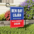 Ben Ray Luján For New Mexico Senate 2026 Garden Flag, Double Sided, 2026 Senate Flag, Elections Flag, Anti-Trump, Race Red White & Blue Flag