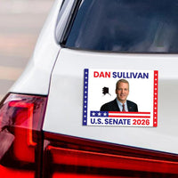 Dan Sullivan For Alaska Senate 2026 Car Magnet - Vote Dan Sullivan Vehicle Magnet, Alaska Senate Elections 2026 Magnet - 6" x 4.5"
