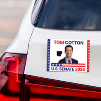 Tom Cotton For Arkansas Senate 2026 Car Magnet - Vote Tom Cotton Vehicle Magnet, Arkansas Senate Elections 2026 Magnet - 6" x 4.5"