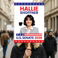 Hallie Shoffner For Arkansas Senate 2026 Election Sign, Political Campaign Sign, Senate Election 2026 Race Poster Sign