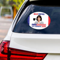 Hallie Shoffner For Arkansas Senate 2026 Vinyl Sticker, Vote Hallie Shoffner Decal, Arkansas Senate Elections 2026 Bumper Sticker, 6" x 4.5"