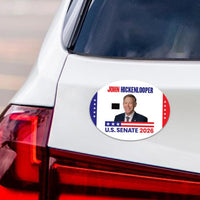 John Hickenlooper For Colorado Senate 2026 Car Magnet - Vote Hickenlooper Vehicle Magnet, Colorado Senate Elections 2026 Magnet - 6" x 4.5"