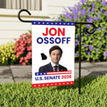 Jon Ossoff For Georgia Senate 2026 Garden Flag, Double Sided, 2026 Senate Flag, Elections Flag, Anti-Trump Sign, Race Red White & Blue Flag