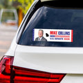 Mike Collins For Georgia Senate 2026 Vinyl Sticker, Vote Mike Collins Decal, Georgia Senate Elections 2026 Bumper Sticker, 10