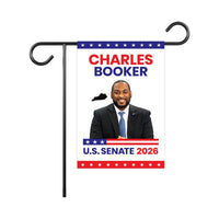 Charles Booker For Kentucky Senate 2026 Garden Flag, Double Sided, 2026 Senate Flag, Elections Flag, Race Red White & Blue Flag