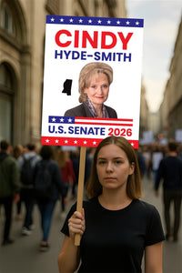 Cindy Hyde-Smith For Mississippi Senate 2026 Election Sign, Republican Party, Political Campaign Sign, Senate Election 2026 Race Poster Sign