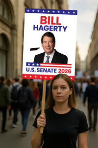 Bill Hagerty For Tennessee Senate 2026 Election Sign, Republican Party, Political Campaign Sign, Senate Election 2026 Race Poster Sign